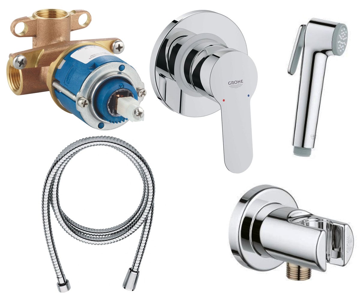 Гігієнічний душ GROHE BAU EDGE 28512002 28512002