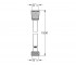 Шланг душевой 150 см  VITALIO FLEX COMFORT 28743001:Чертеж 