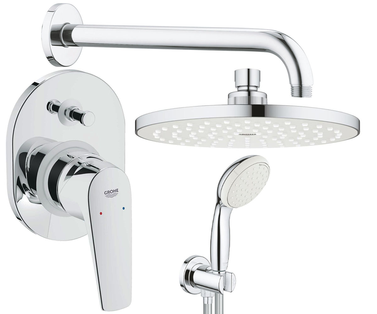 Набір змішувачів 3 в 1 GROHE BAU FLOW 2904500A 2904500A