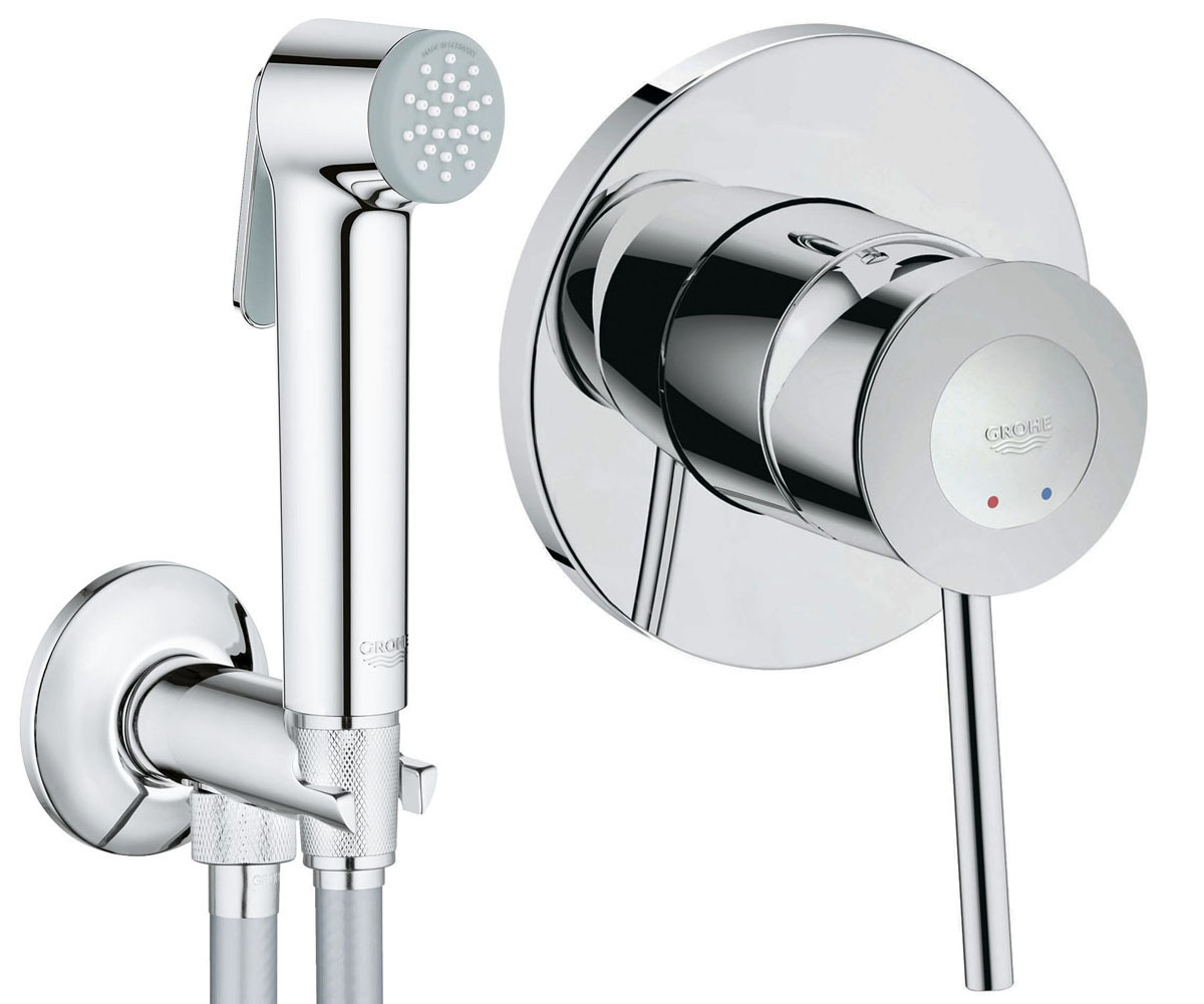 Душовий гарнітур для біде    GROHE BAU CLASSIC 2904800S 2904800S
