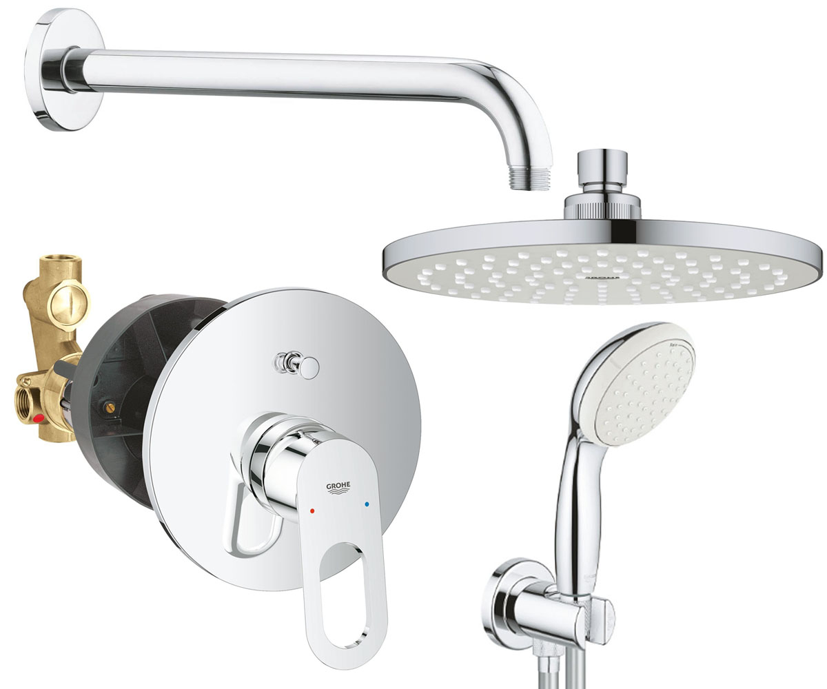 Душова система GROHE BAU LOOP 2908100L 2908100L