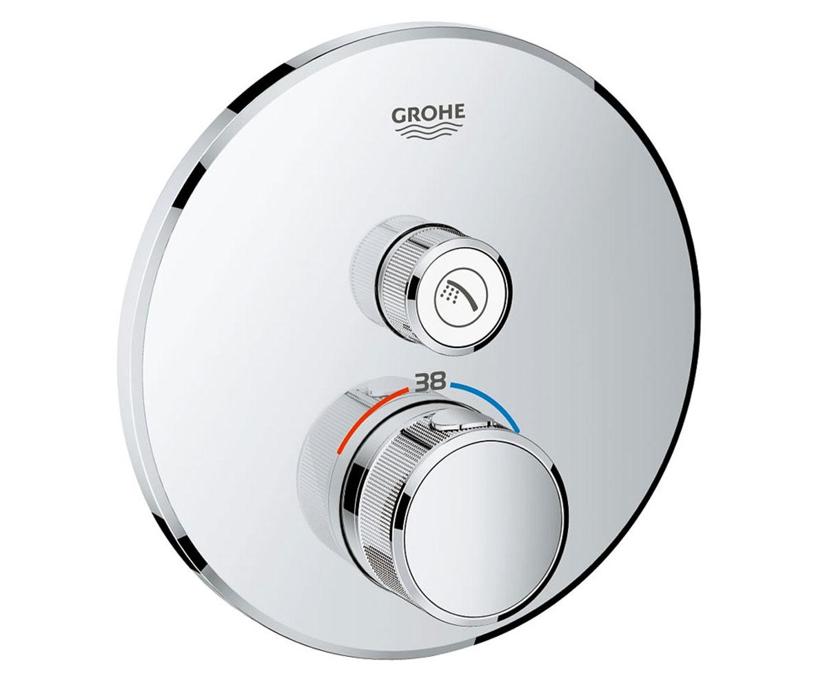 Внешняя панель термостата на 1 выход GROHE GROHTHERM SMARTCONTROL 29118000 29118000