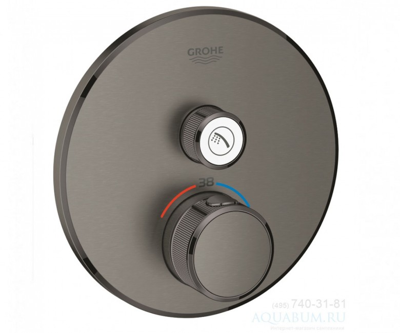 Внешняя панель термостата на 1 выход GROHE GROHTHERM SMARTCONTROL 29118AL0 29118AL0