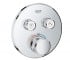 Внешняя панель термостата на 2 выхода GROHE GROHTHERM SMARTCONTROL 29119000 29119000