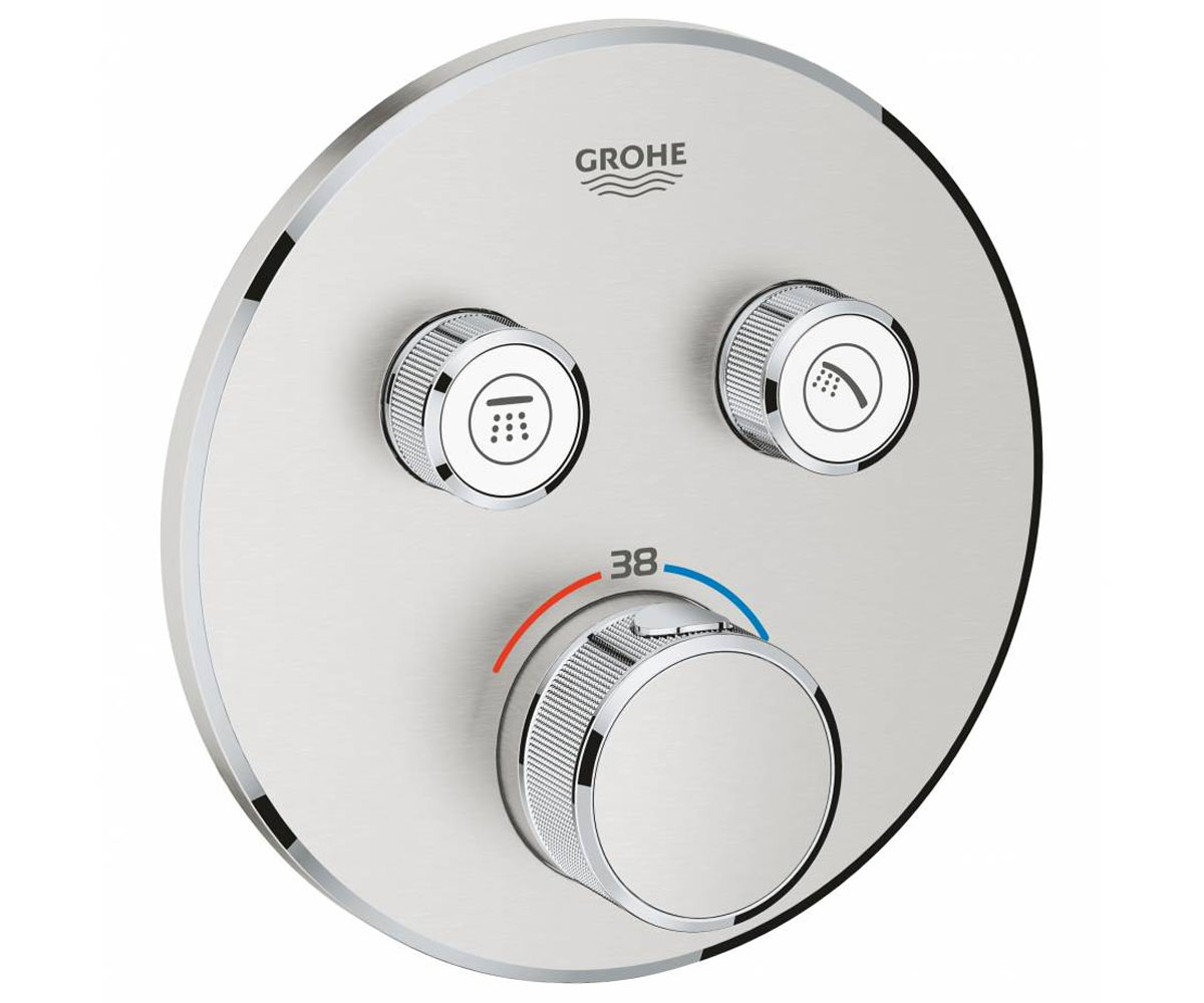 Зовнішня панель термостата на 2 виходи GROHE GROHTHERM SMARTCONTROL 29119DC0 29119DC0
