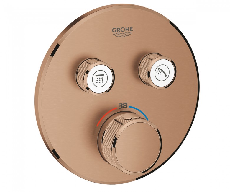 Зовнішня панель термостата на 2 виходи GROHE GROHTHERM SMARTCONTROL 29119DL0 29119DL0