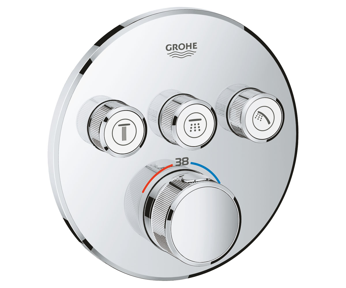 Термостат настінний на 3 виходи GROHE GROHTHERM SMARTCONTROL 29121000 29121000