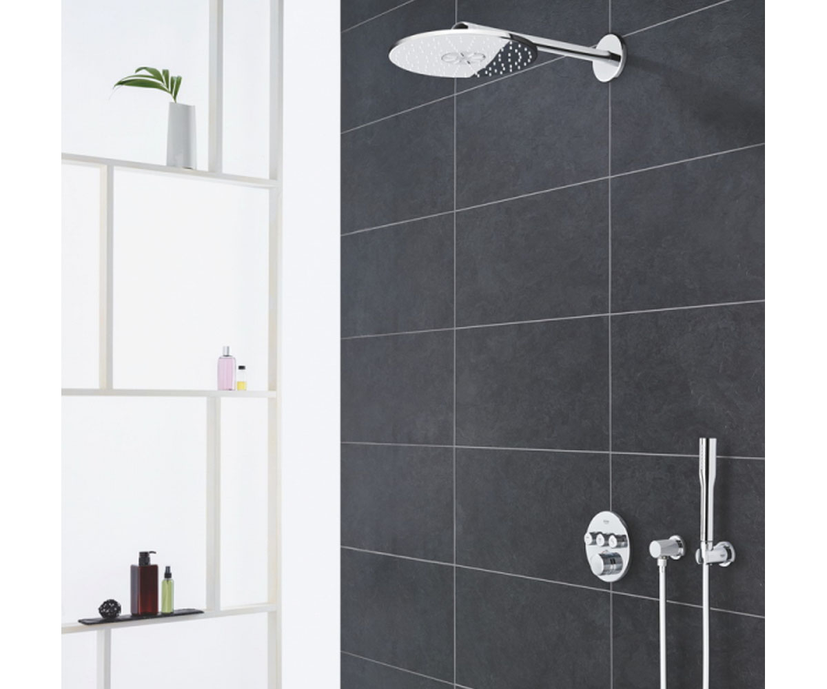 Термостат настенный на 3 выхода  GROHTHERM SMARTCONTROL 29121000:Фото 2
