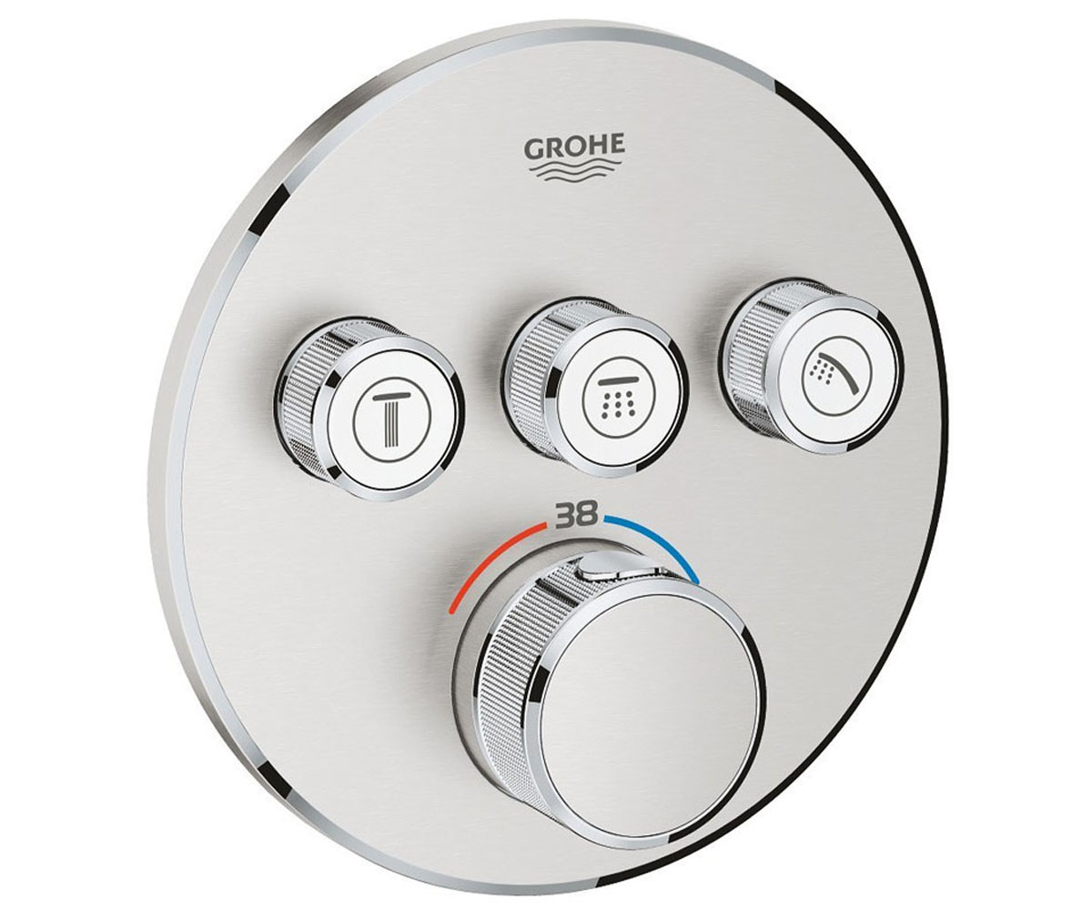Термостат настінний на 3 виходи GROHE GROHTHERM SMARTCONTROL 29121DC0 29121DC0