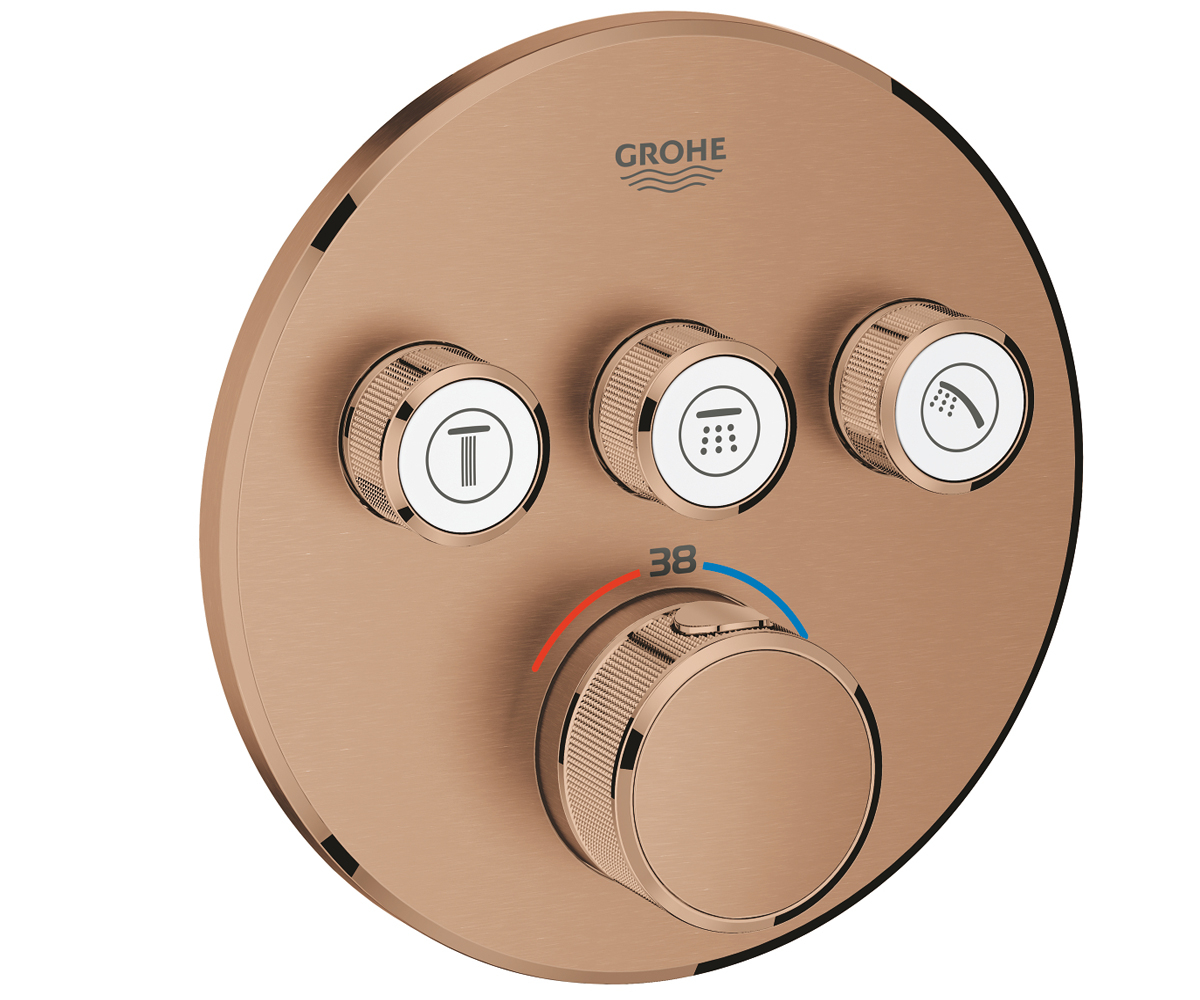Термостат настінний на 3 виходи GROHE GROHTHERM SMARTCONTROL 29121DL0 29121DL0