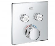 Зовнішня панель термостата на 2 виходи GROHE GROHTHERM SMARTCONTROL 29124000
