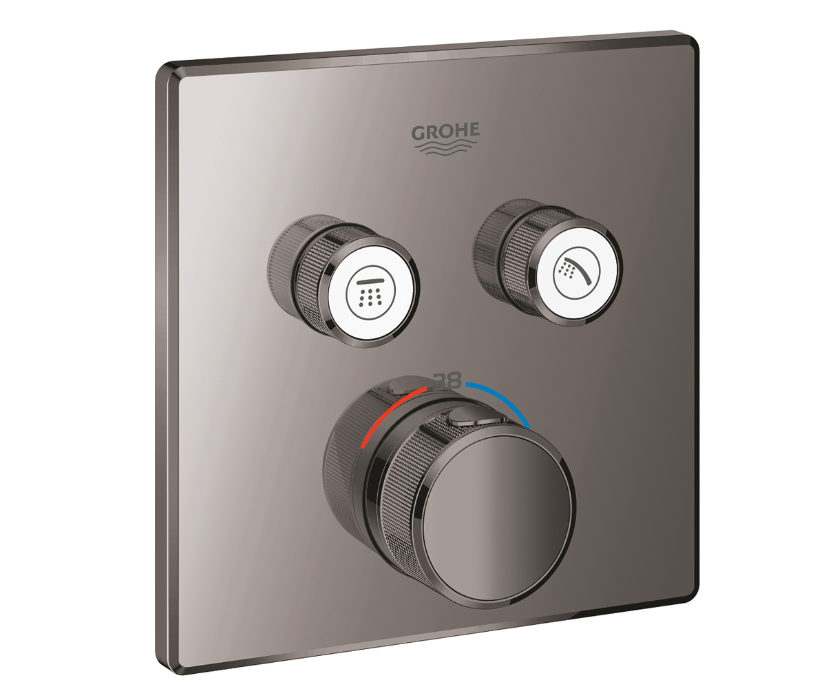 Зовнішня панель термостата на 2 виходи GROHE GROHTHERM SMARTCONTROL 29124A00  29124A00