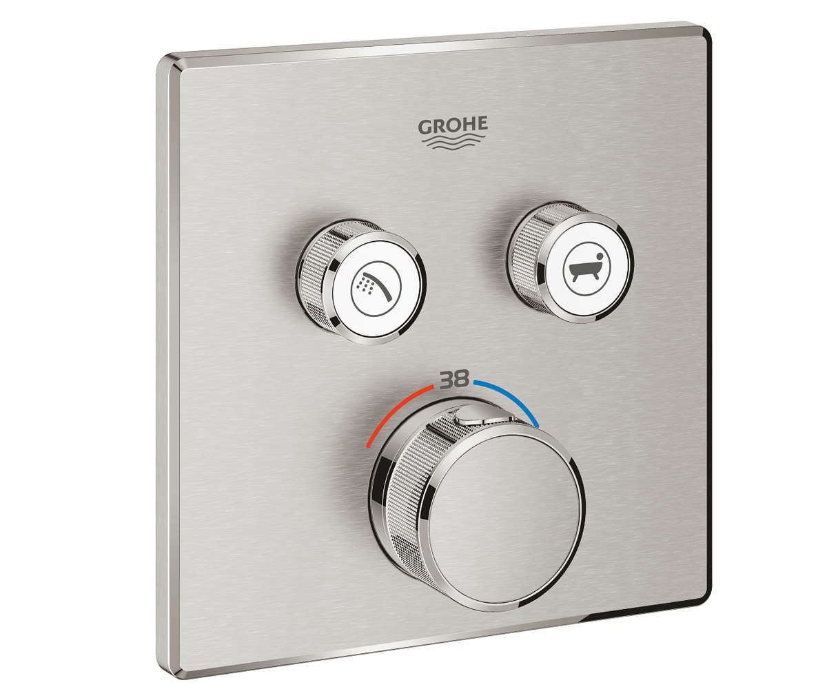 Внешняя панель термостата на 2 выхода GROHE GROHTHERM SMARTCONTROL 29124DC0 29124DC0