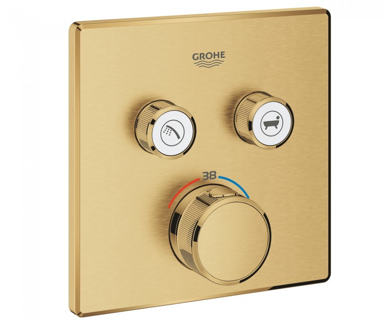 Зовнішня панель термостата на 2 виходи GROHE GROHTHERM SMARTCONTROL 29124GN0  29124GN0