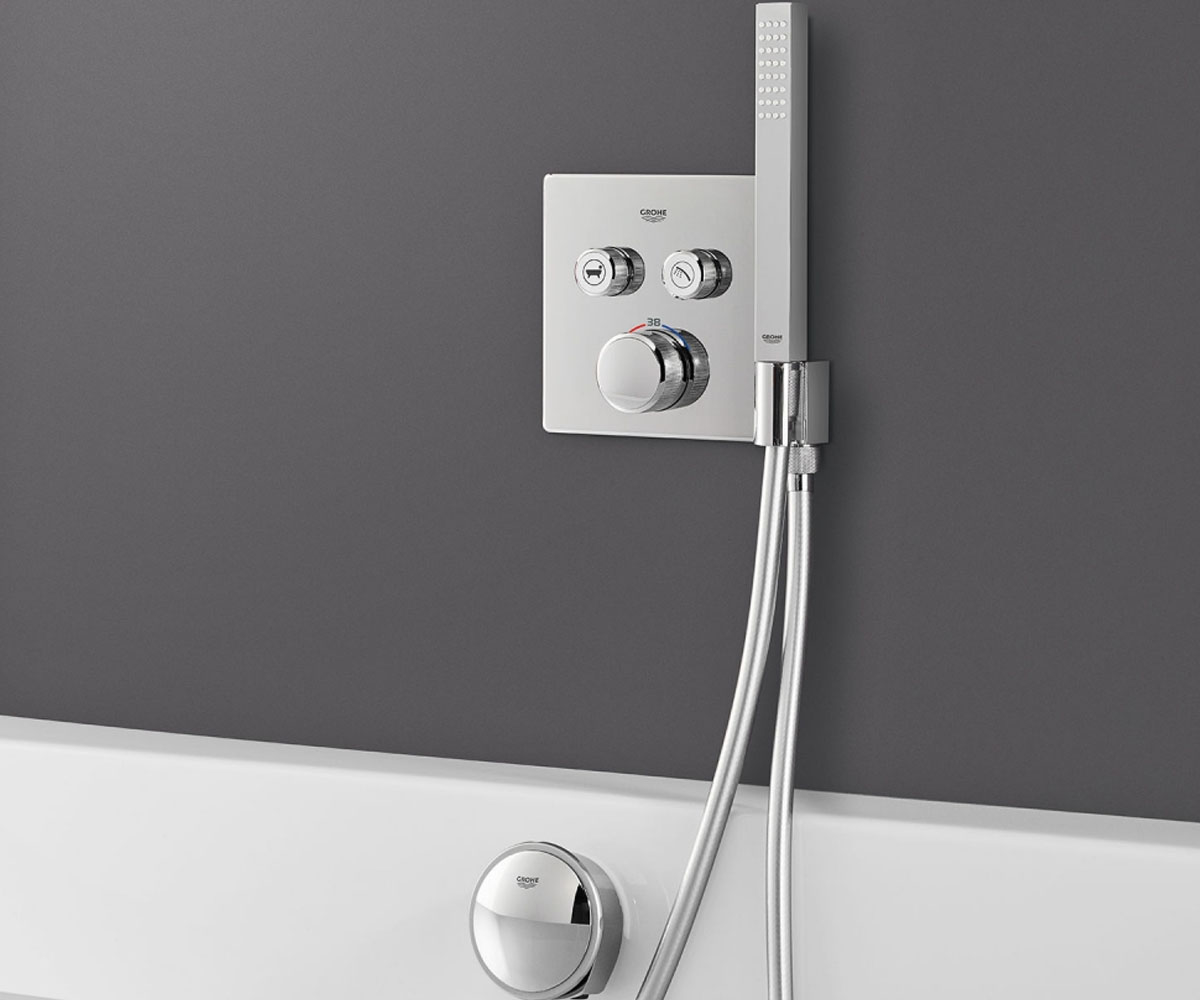 Термостат для душа с подключением шланга  GROHTHERM SMARTCONTROL 29125000:Фото 2