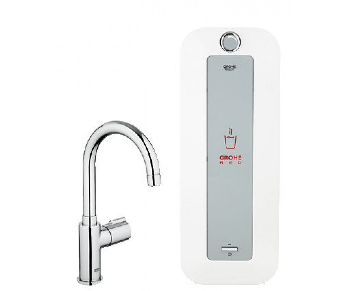 Вертикальний вентиль і бойлер combi (8 літрів) GROHE RED MONO 30080000 30080000