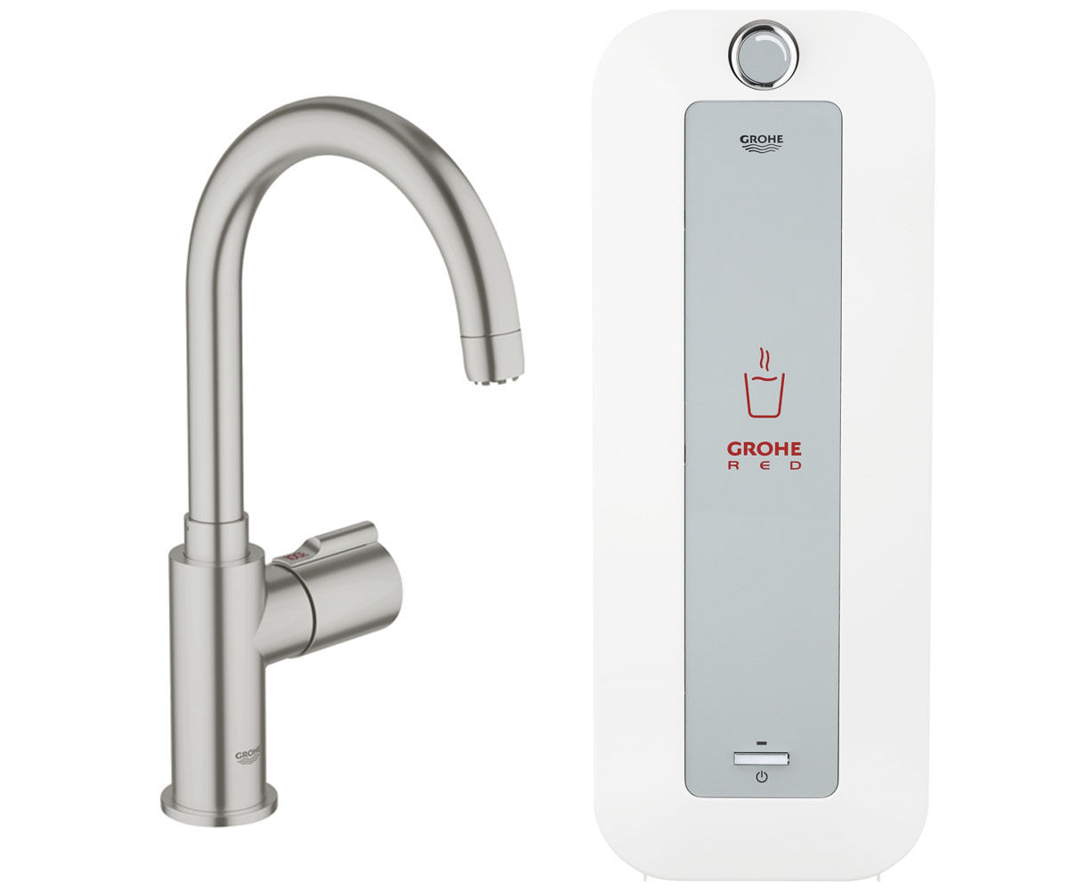 Вертикальний вентиль і бойлер combi (8 літрів) GROHE RED MONO 30080DC0 30080DC0