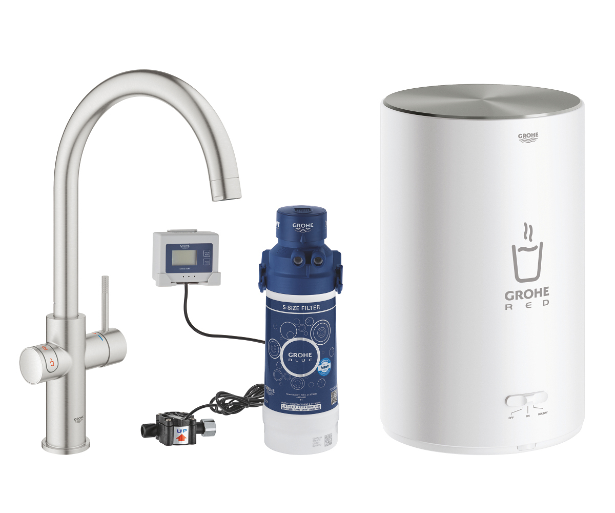 Змішувач для кухні з бойлером GROHE RED DUO 30083DC1 30083DC1