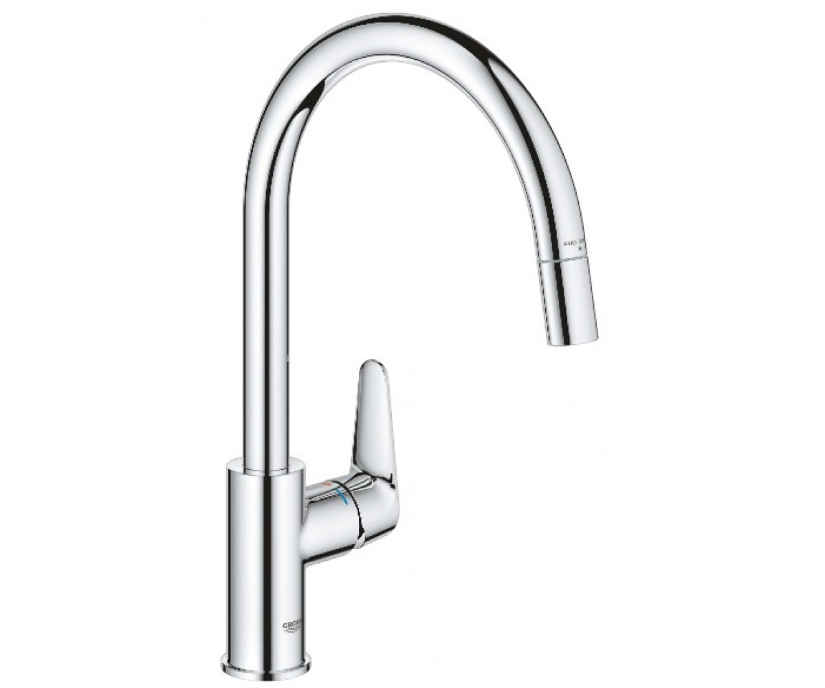 Змішувач для кухні GROHE BAU CURVE 30547000 30547000