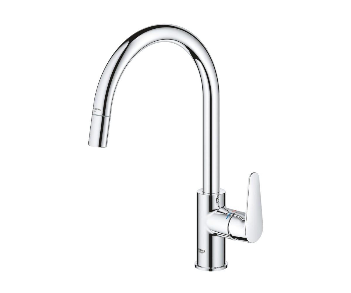 Змішувач для кухні з висувним виливом Grohe StartCurve 30562000  30562000:Фото 4
