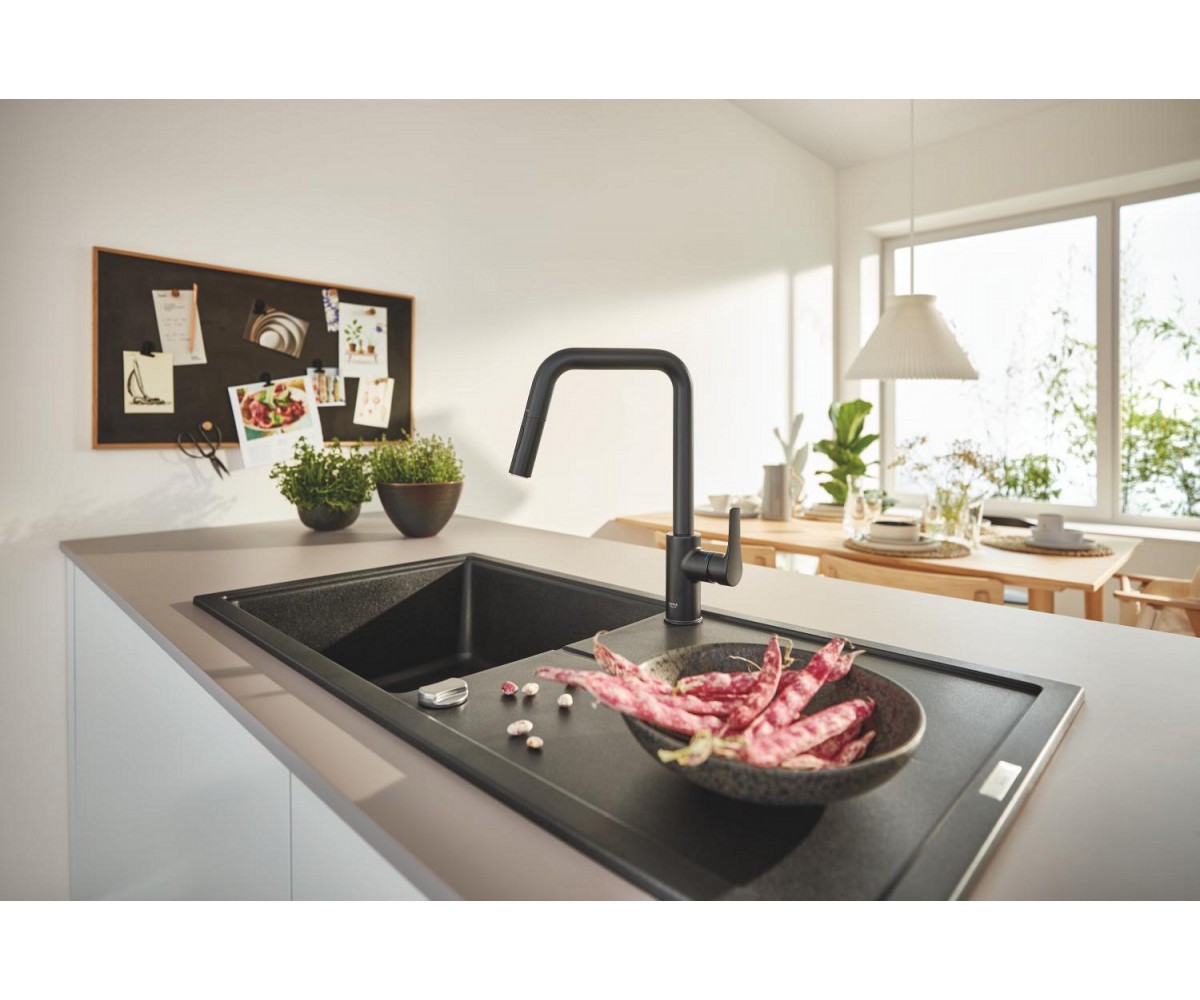 Смеситель с выдвижным изливом  EUROSMART 306192430:Фото 3