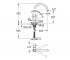 Кухонный смеситель 3/8  BAU EDGE NEW 31367001:Чертеж 