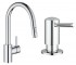 GROHE EUROSMART КОСМОПОЛІТЕН диспенсер змішувач з душовою лійкою 31481001 40536000 GROHE EUROSMART COSMOPOLITAN 31481001+40536000 31481001+40536000