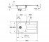 Мойка для кухни с эксцентриком  K-SERIES K 200 31552SD0:Чертеж 