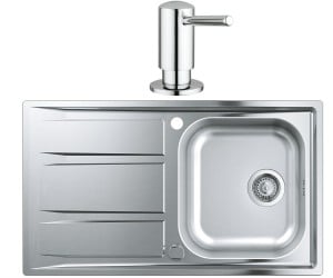 Мойка стальная с дозатором GROHE K-SERIES K 400 31566SD0+40536000