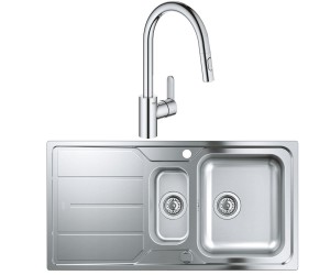 Полуторний змішувач для раковини з душем GROHE K-SERIES K 500 31572SD0 31482003 GROHE K-SERIES  31572SD0+31482003