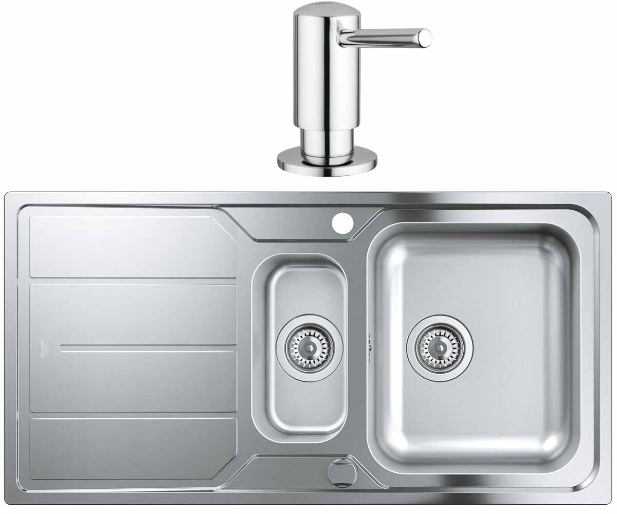 ГРОХЕ К--СЕРІЕС К 500 Мийка з дозатором 31572SD0 40536000 GROHE K-SERIES K 500 31572SD0+40536000 31572SD0+40536000