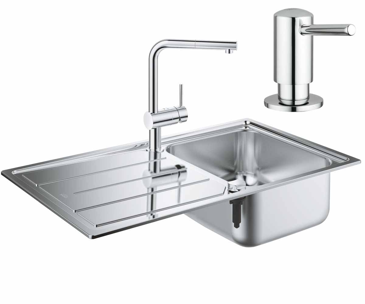 3 в 1 Кухонний набір GROHE K-SERIES K 500 31573SD0 32168000 40536000 GROHE K-SERIES K 500 31573SD0+32168000+40536000 31573SD0+32168000+40536000