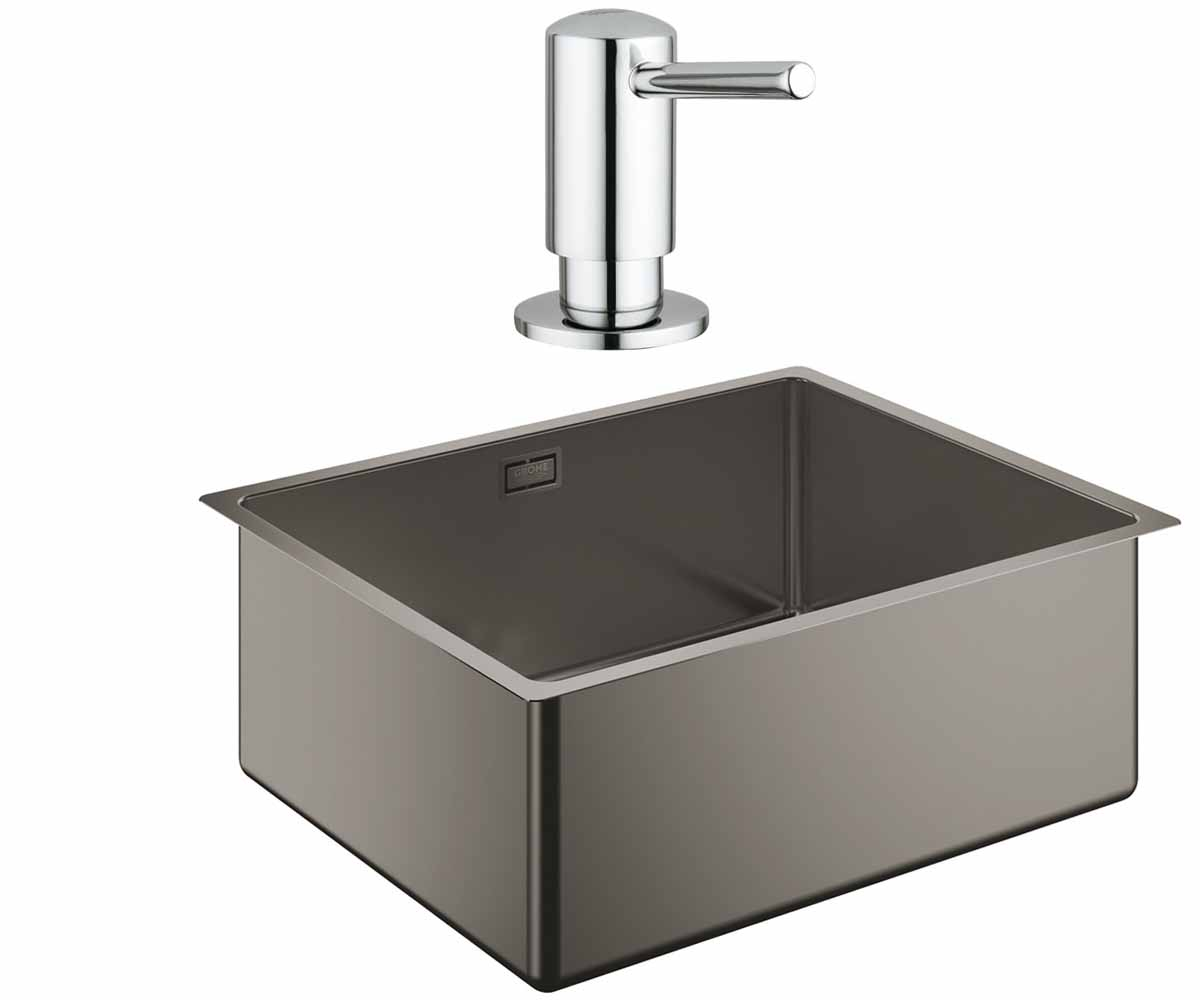 ГРОХЕ К-СЕРІЯ K 700U 31574AL0 40536000 Кухонна мийка GROHE K-SERIES ДО 700У 31574AL0+40536000 31574AL0+40536000