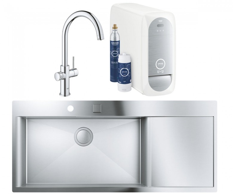 Змішувач для раковини з фільтром GROHE K-SERIES K 1000 31581SD0 31455001 GROHE K-SERIES  31581SD0+31455001 31581SD0+31455001