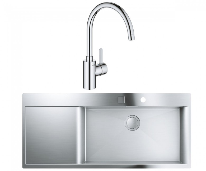 GROHE К-СЕРІЯ К 1000 одноважільна мийка 31582SD0 32843002 GROHE K-SERIES  31582SD0+32843002 31582SD0+32843002