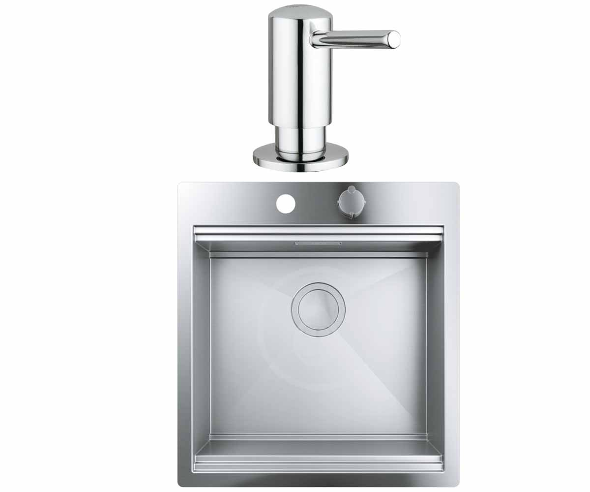 Мийка з ГРОХЕ К-СЕРІЕС K 800 31583SD0 40536000 GROHE K-SERIES К 800 31583SD0+40536000 31583SD0+40536000