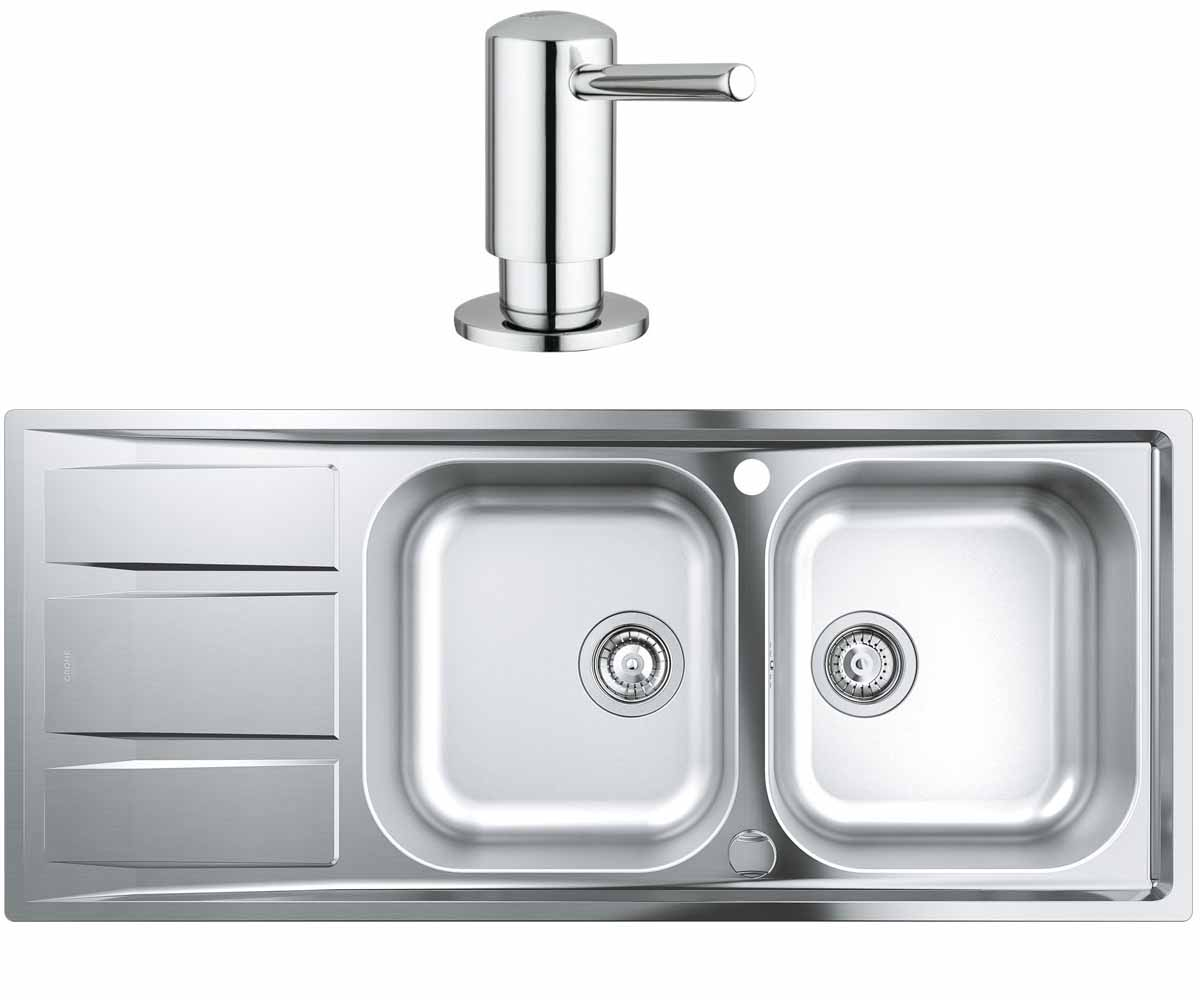 GROHE K-СЕРІЇ K 400 31587SD0 40536000 Кухонна мийка GROHE K-SERIES К 400 31587SD0+40536000 31587SD0+40536000