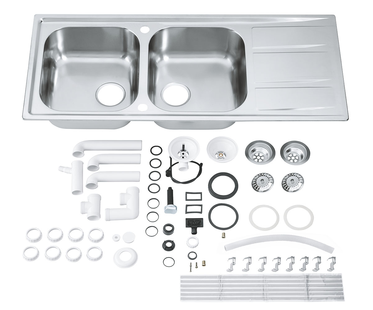 Мойка для кухни с эксцентриком  K-SERIES K 400 31587SD0:Фото 4