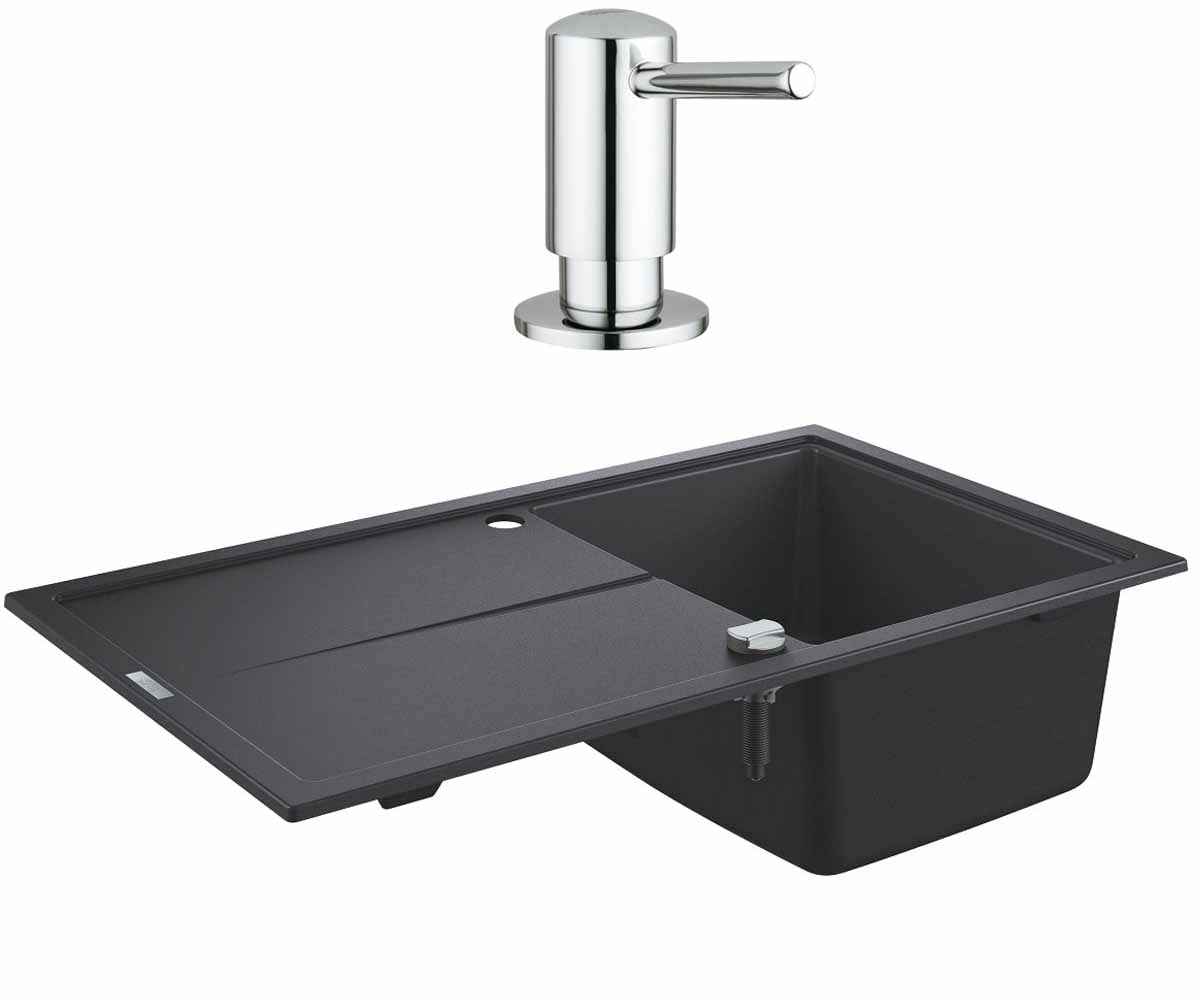 GROHE K-СЕРІЯ K 400 31640AP0 40536000 Кухонна мийка GROHE K-SERIES К 400 31640AP0+40536000 31640AP0+40536000