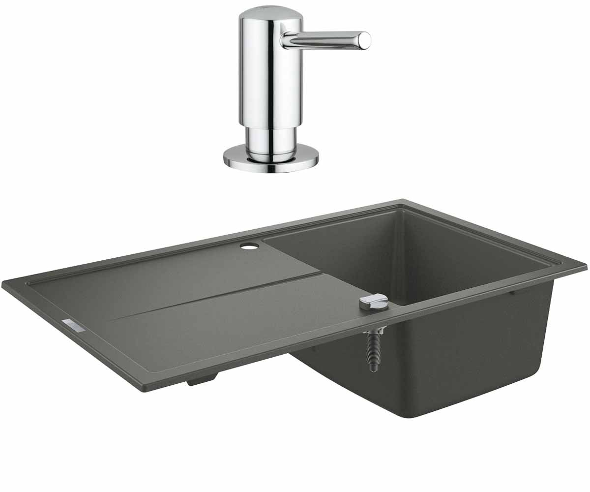 GROHE K-СЕРІЇ K 400 31640AT0 40536000 Кухонна мийка GROHE K-SERIES К 400 31640AT0+40536000 31640AT0+40536000