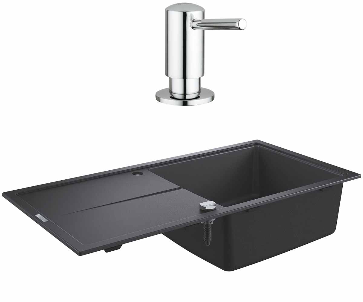 ГРОХЕ К-СЕРІЯ K 400 31641AP0 40536000 Кухонна мийка GROHE K-SERIES К 400 31641AP0+40536000 31641AP0+40536000