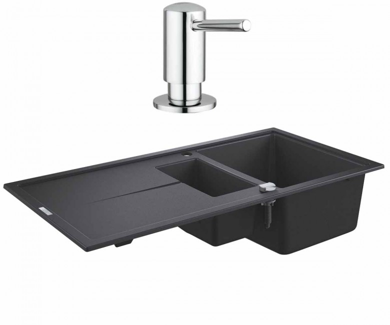 ГРОХЕ К-СЕРІЯ K 400 31642AP0 40536000 Кухонна мийка GROHE K-SERIES К 400 31642AP0+40536000 31642AP0+40536000