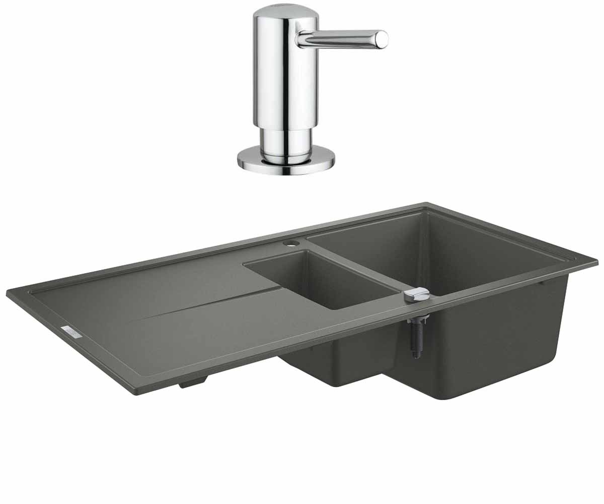 GROHE K-СЕРІЇ K 400 31642AT0 40536000 Кухонна мийка GROHE K-SERIES К 400 31642AT0+40536000 31642AT0+40536000