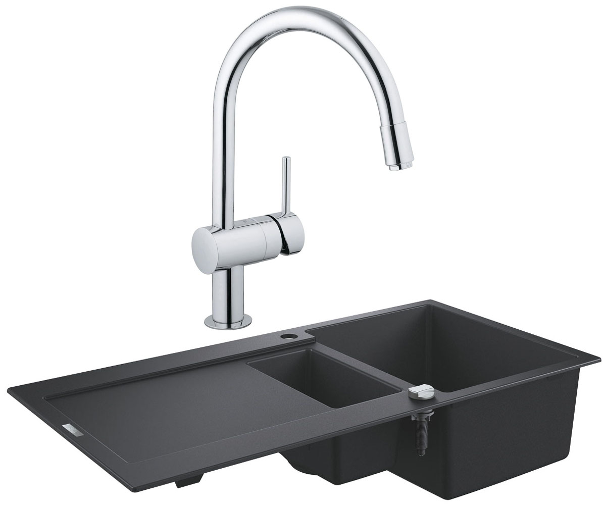 Змішувач для раковини з душем GROHE K-SERIES K 500 31646AP0 32918000 GROHE K-SERIES K 500 31646AP0+32918000 31646AP0+32918000