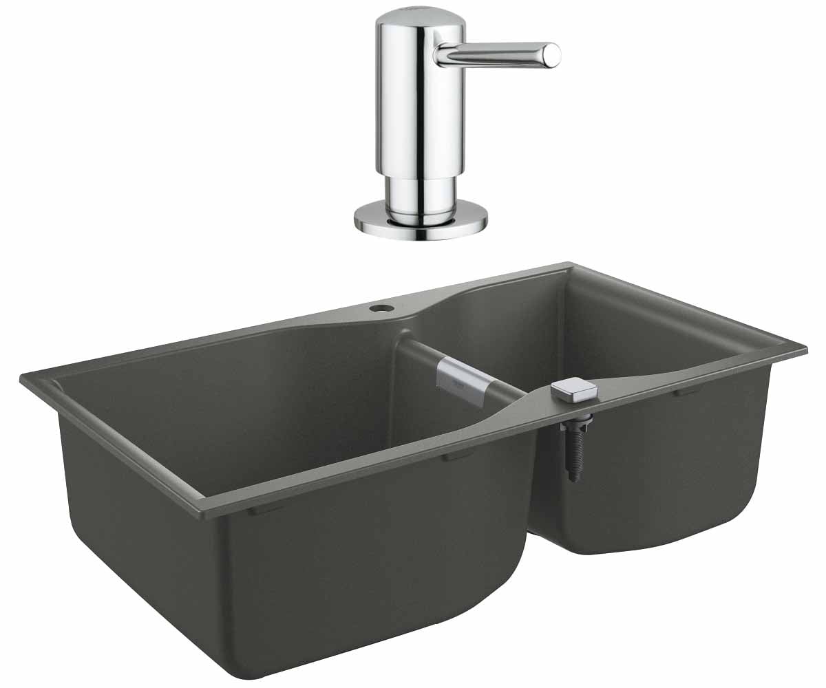 Кухонна мийка GROHE K-SERIES  31658AT0+40536000 31658AT0+40536000