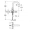 Смеситель раковины  COSTA L 31829001:Чертеж 