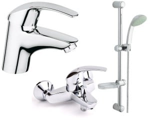 Набір змішувачів GROHE EUROSMART 32467001+33300001+28593000