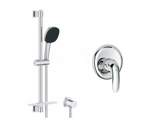 Душова система Grohe Euroeco з гарнітурою Vitalio Comfort 110 та шланговими з`єднувачами 3274226929 GROHE  3274226929