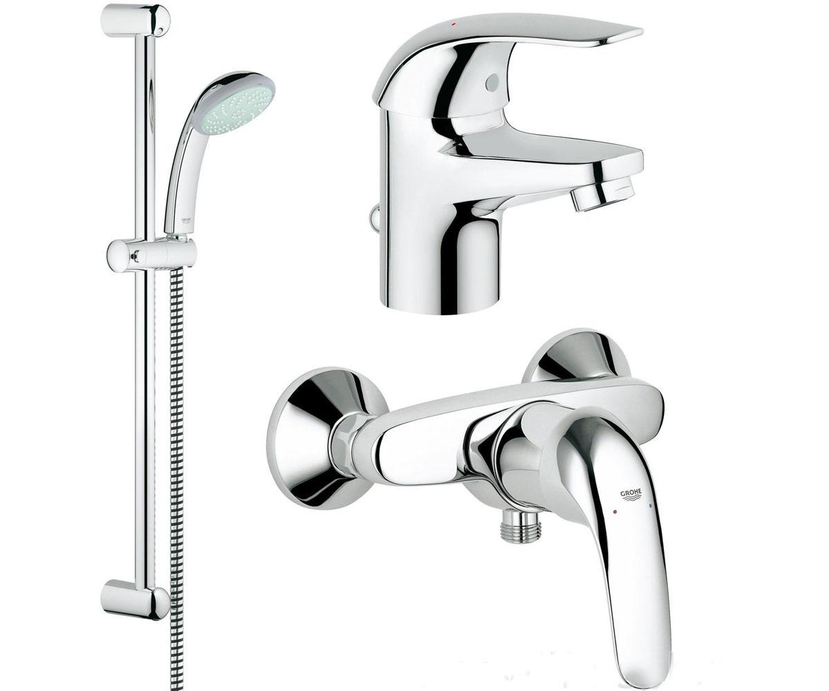Набір змішувачів GROHE EUROECO 32807000+23165000+2866700 32807000+23165000+2866700