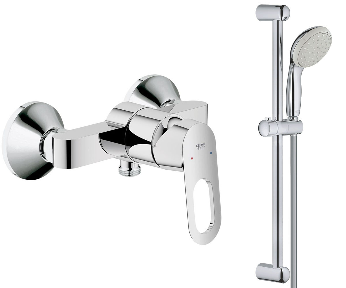 2 в 1 набір змішувачів GROHE BAU LOOP 32816000+27598001 32816000+27598001